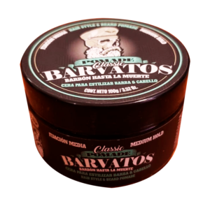 Cera para estilizar barba y cabello (fijación media)