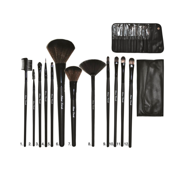 Kit 12 Brochas Negras