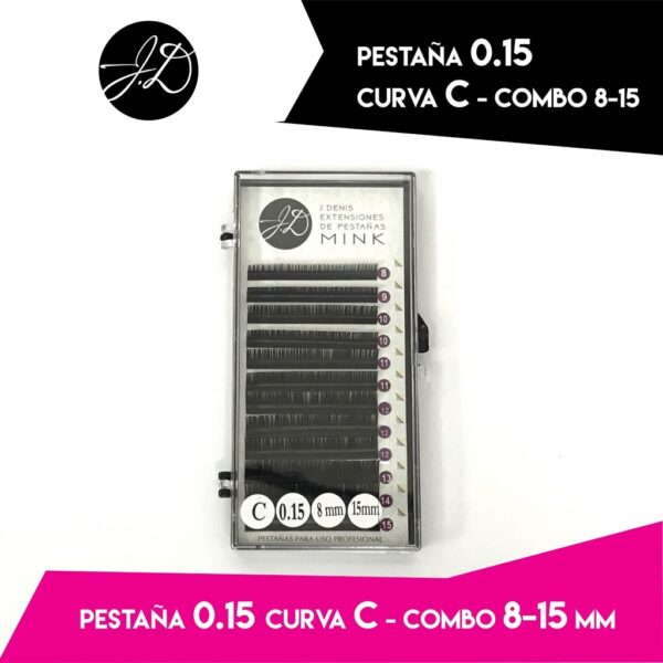 Pestaña Mink 0.15 C