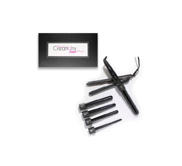 RIZADOR INTERCAMBIABLE + PLANCHA ROSA