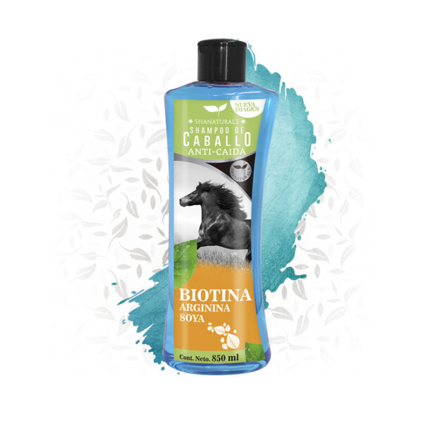 Shampoo Caballo Biotina Arginina Soya 850ml