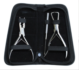 Kit para aplicación de extension de cabello.