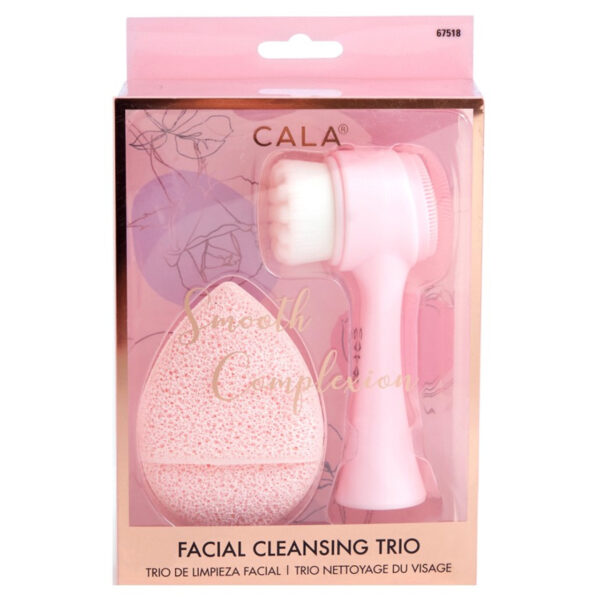 Kit De Limpieza Facial Smooth - Rosa