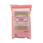 COTTON SWAB BAG BAMBO 320 PIEZAS