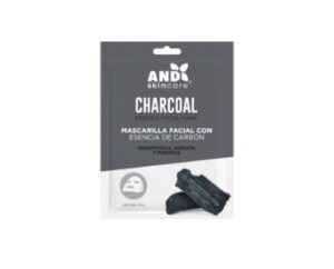 MASCARILLA FACIAL TEXTIL CHARCOAL