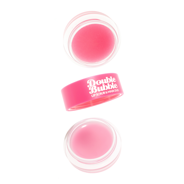 EXFOLIANTE Y BALSAMO PARA LABIOS DOUBLE BUBBLE
