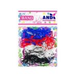 BOLSA DE LIGAS 200 PZ COLOR ESCOLAR
