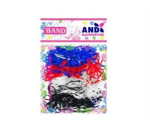BOLSA DE LIGAS 200 PZ COLOR ESCOLAR