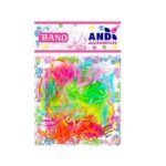 BOLSA DE LIGAS 200 PZ COLORES NEON
