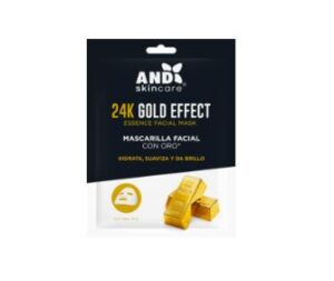 MASCARILLA FACIAL TEXTIL ORO