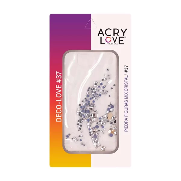 CARTERA PIEDRA FIGURA MIX CRISTAL #37