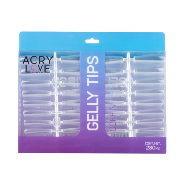 GELLY TIPS COFFIN CRISTAL FLEX 280PZ