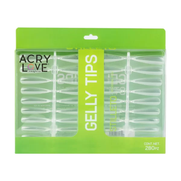 GELLY TIPS STILETTO FLEX 280PZ