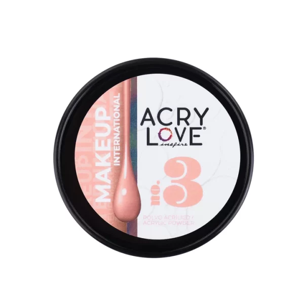 ACRILICO MAKEUP INTERNACIONAL NO.3