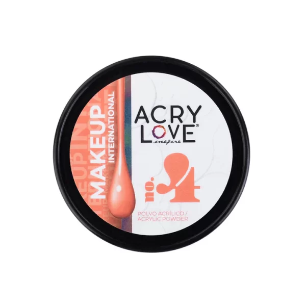 POLVO ACRILICO MAKEUP INTERNACIONAL NO.4